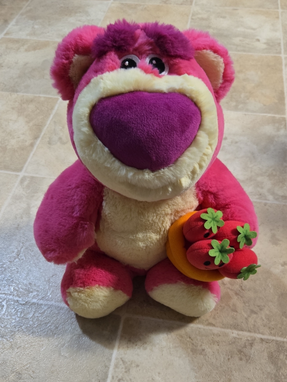 Tokyo Disney Resort Lotso Plush Strawberry Scented 27cm Toy Doll
